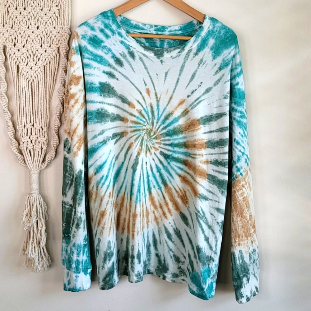 REBELLIOUS ONE Tie Dye long sleeve XL